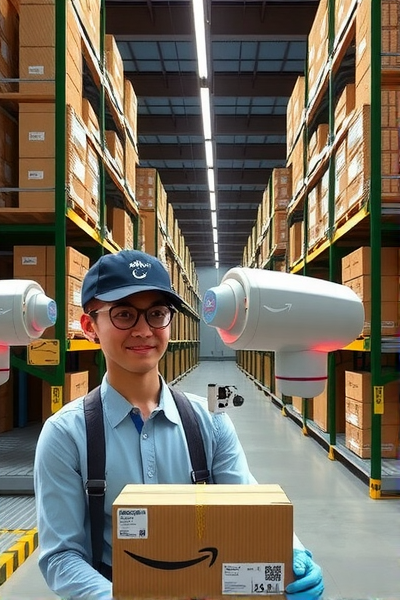 亚马逊新仓库：机器人未来的先锋
