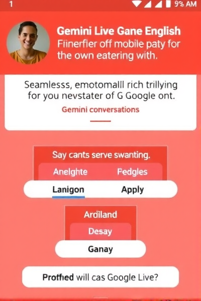 谷歌新服务Gemini Live将如何改变移动对话体验？